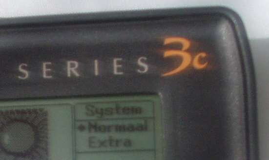 The Psion azerty keyboard