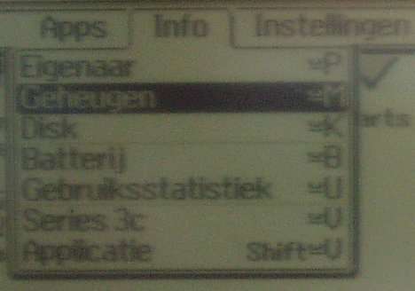 The Psion azerty keyboard