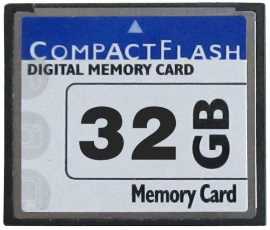 Compact flash card tip in case of problems with the Psion PDA