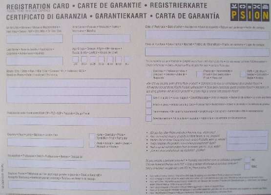  Psion world-wide distribution network 